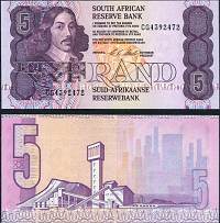 *5 Randov Južná Afrika 1990, P119e UNC - Kliknutím na obrázok zatvorte -